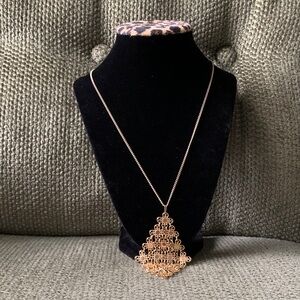 Sarah Coventry Gold Pendant Necklace